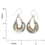 Champagne Rustic Cups Earrings - Art by any Means Jewelryproduct_