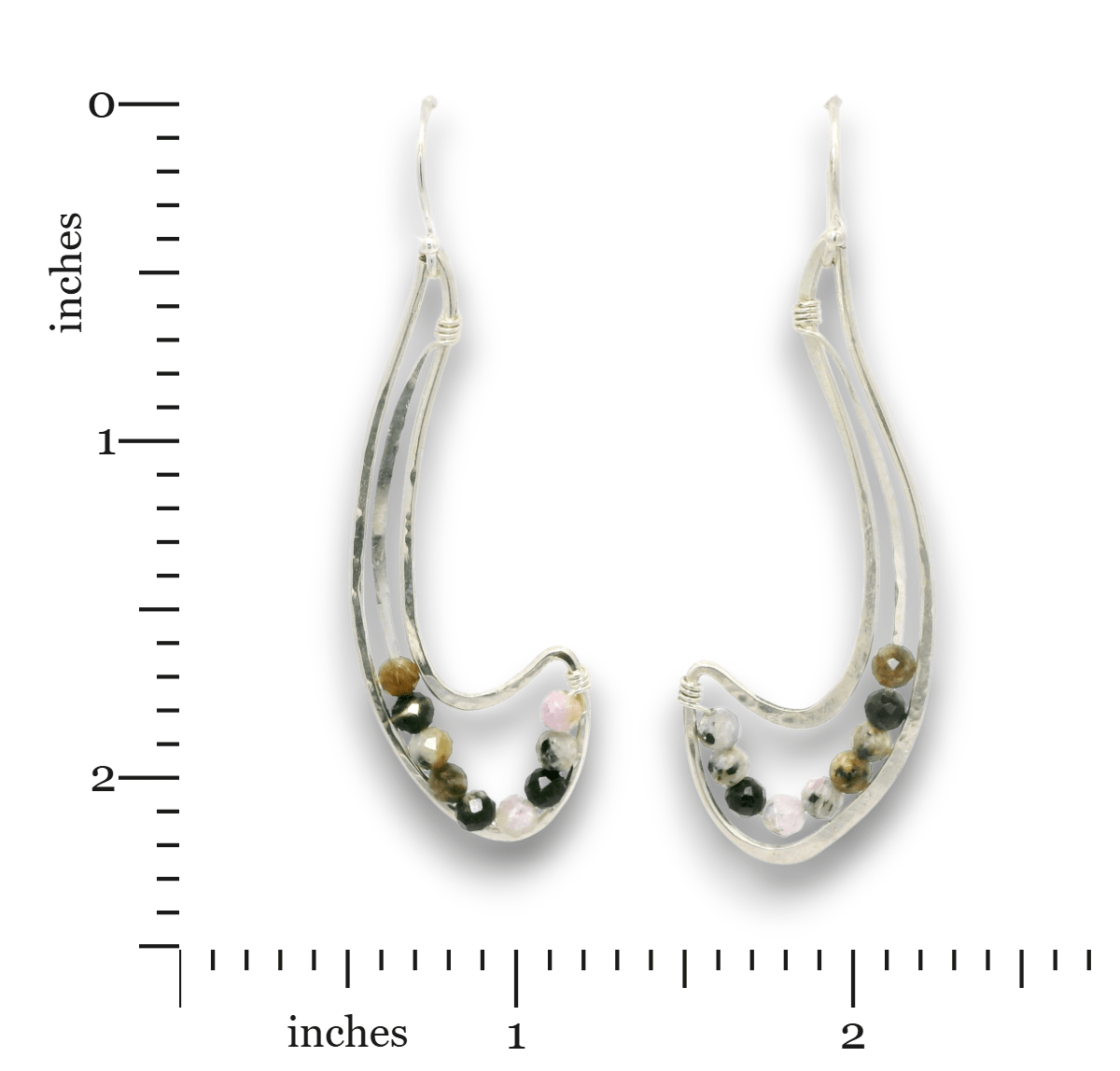 Charoite Hook Drop Earrings - Art by any Means Jewelryproduct_