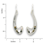 Charoite Hook Drop Earrings - Art by any Means Jewelryproduct_
