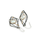 Charred Sincerity Pearl Earrings E84777 - Art by any Means Jewelryproduct_