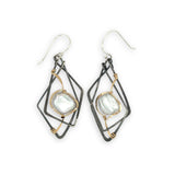 Charred Sincerity Pearl Earrings E84777 - Art by any Means Jewelryproduct_