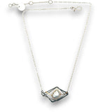 Charred Sincerity Pearl Oxidized Necklace - Art by any Means Jewelryproduct_
