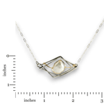 Charred Sincerity Pearl Oxidized Necklace - Art by any Means Jewelryproduct_