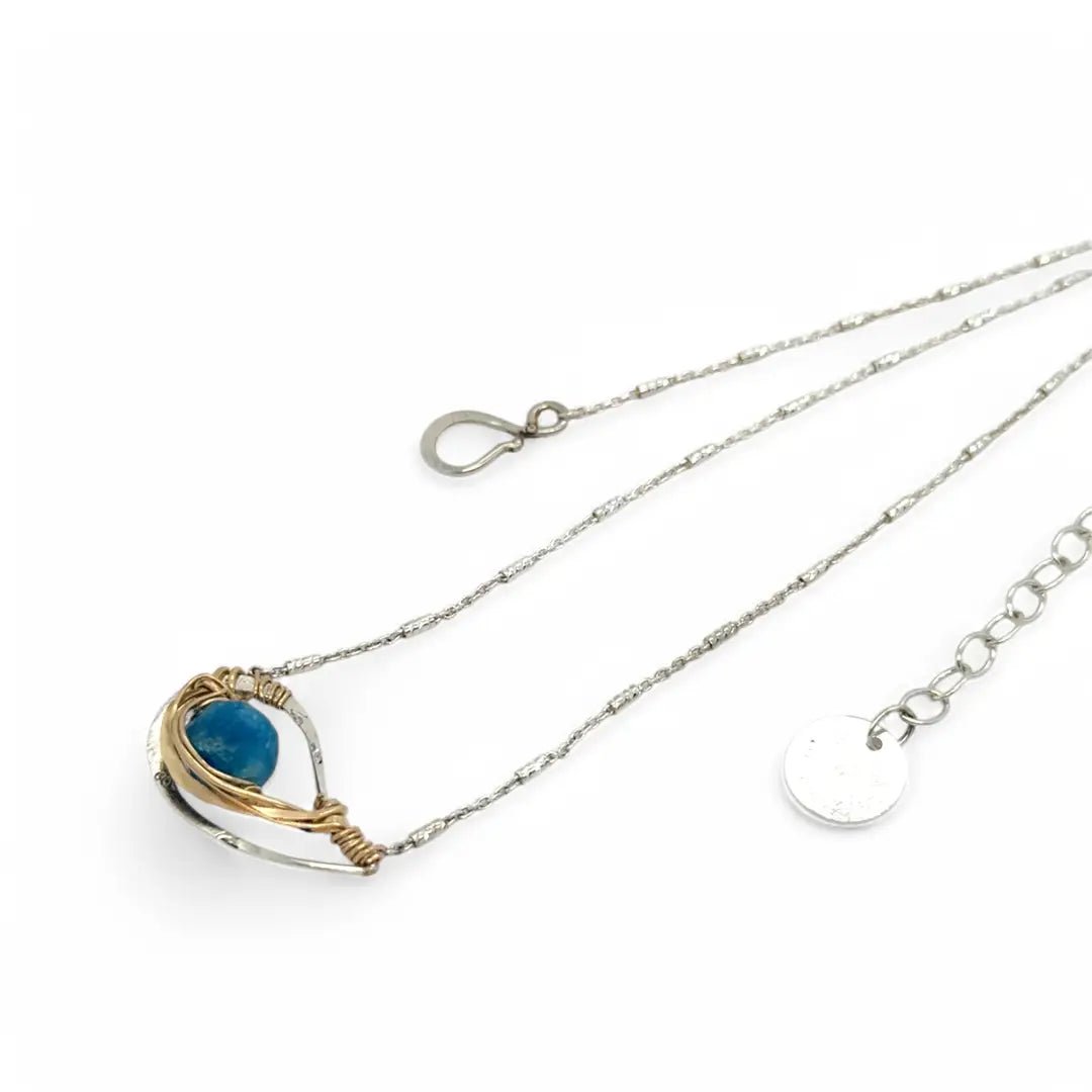 Cheerful Mini Apatite Necklace 84090N - Art by any Means Jewelryproduct_