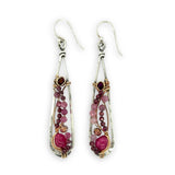 Cherry Drop Ruby Earrings E82625 - Art by any Means Jewelryproduct_