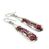 Cherry Drop Ruby Earrings E82625 - Art by any Means Jewelryproduct_