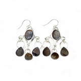 Chocolate Moonstone Chandelier Earrings E82011 - Art by any Means Jewelryproduct_