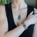 Chrysocolla Nugget Necklace 83208N - Art by any Means Jewelryproduct_