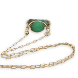 Chrysoprase Box Pendant Necklace 84835N - Art by any Means Jewelryproduct_