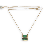 Chrysoprase Box Pendant Necklace 84835N - Art by any Means Jewelryproduct_