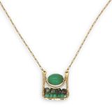 Chrysoprase Box Pendant Necklace 84835N - Art by any Means Jewelryproduct_