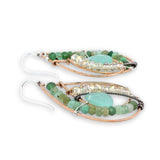 Chrysoprase Drop Earrings - Art by any Means Jewelryproduct_