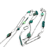 Chrysoprase Night Chain Necklace 82635N - Art by any Means Jewelryproduct_