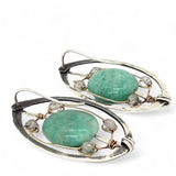 Chrysoprase Planet Post Earrings E83066 - Art by any Means Jewelryproduct_