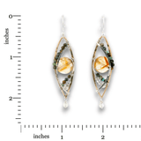 Citrine Centripetal Force Marquise Earrings - Art by any Means Jewelryproduct_