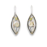 Citrine Flower Microcosm Earrings E85070 - Art by any Means Jewelryproduct_
