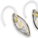 Citrine Flower Microcosm Earrings E85070 - Art by any Means Jewelryproduct_