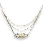 Citrine Flower Microcosm Necklace 85070N - Art by any Means Jewelryproduct_