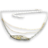 Citrine Flower Microcosm Necklace 85070N - Art by any Means Jewelryproduct_