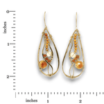 Citrine Radia Drop Earrings - Art by any Means Jewelryproduct_