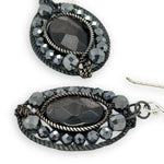 Coal Cameo Hypersthene Earrings E84686 - Art by any Means Jewelryproduct_