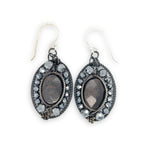 Coal Cameo Hypersthene Earrings E84686 - Art by any Means Jewelryproduct_
