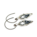 Coal Dagger Pyrite Hoop Earrings E84682 - Art by any Means Jewelryproduct_