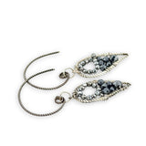 Coal Dagger Pyrite Hoop Earrings E84682 - Art by any Means Jewelryproduct_