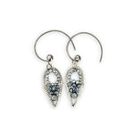 Coal Dagger Pyrite Hoop Earrings E84682 - Art by any Means Jewelryproduct_