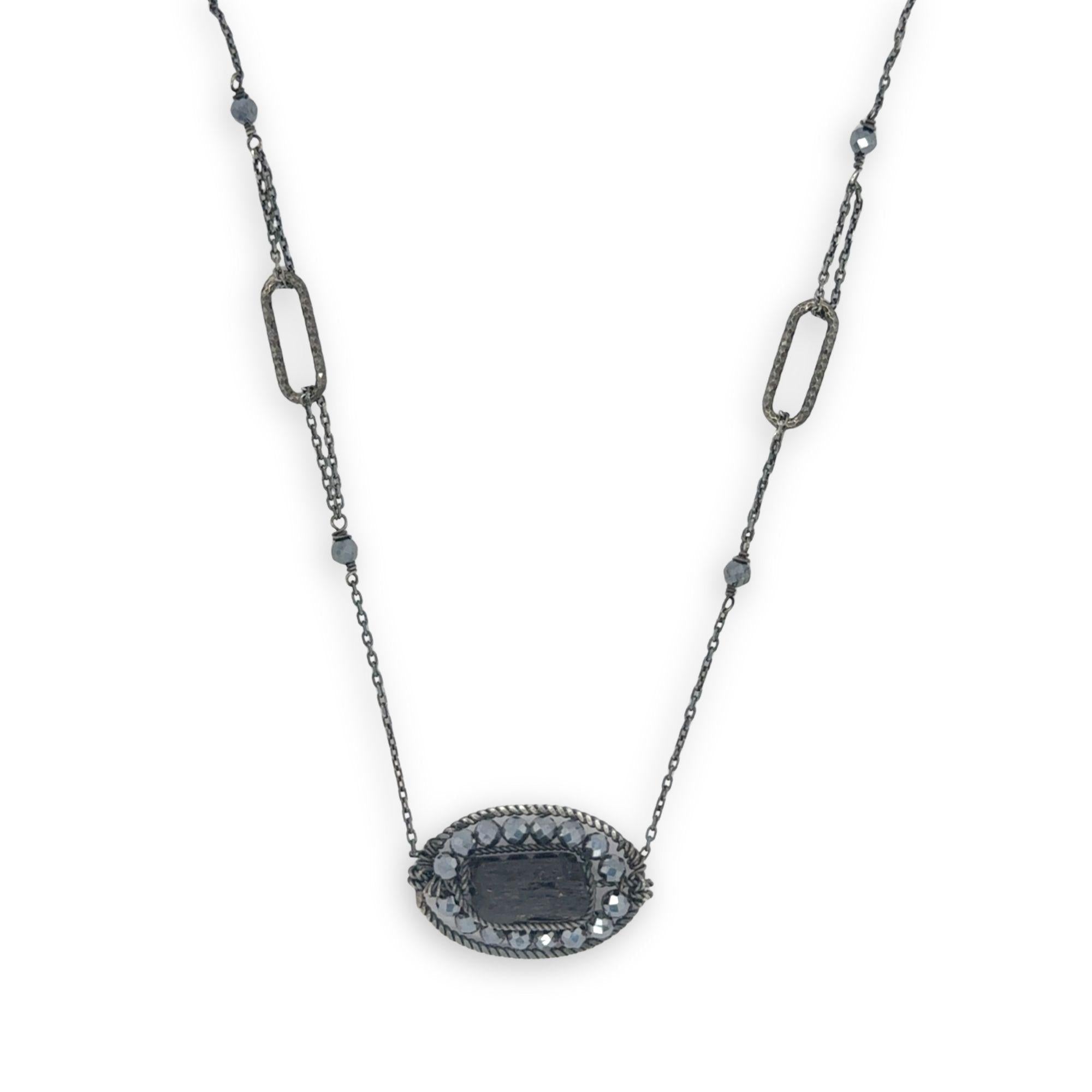 Coal Tourmaline Necklace 84685N - Art by any Means Jewelryproduct_