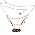 Coffee & Cream Jasper Necklace 83005N - Art by any Means Jewelryproduct_