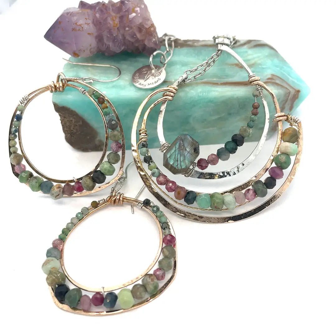 Compassionate Ways Tourmaline Necklace - Art by any Means Jewelryproduct_