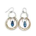 Concentric Circle Crystal Earrings - Art by any Means Jewelryproduct_