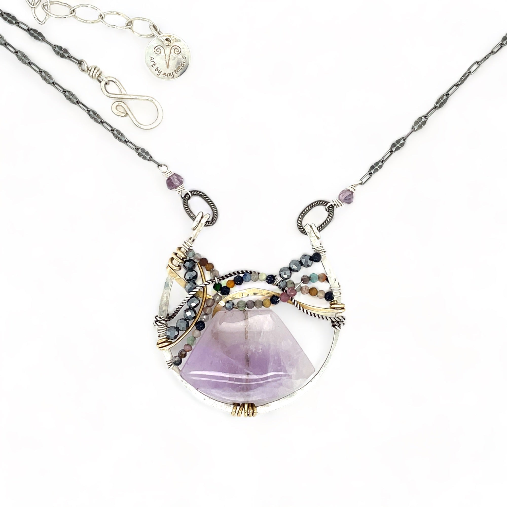 Confetti Amethyst Necklace - Art by any Means Jewelryproduct_