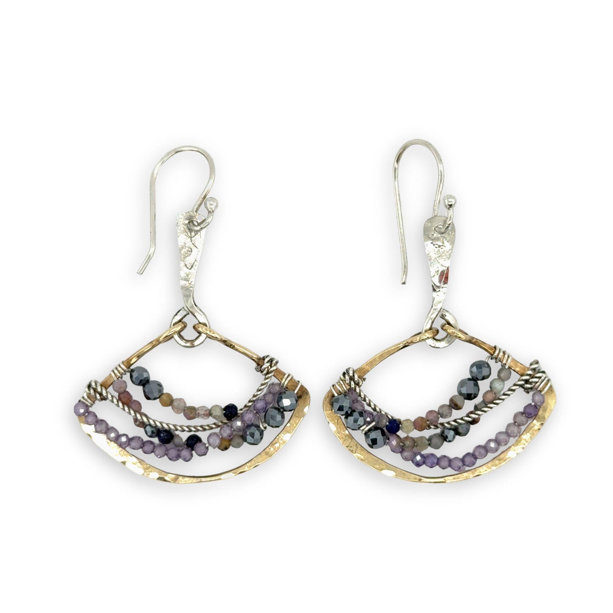 Confetti Mixed Gemstone Earrings - Art by any Means Jewelryproduct_