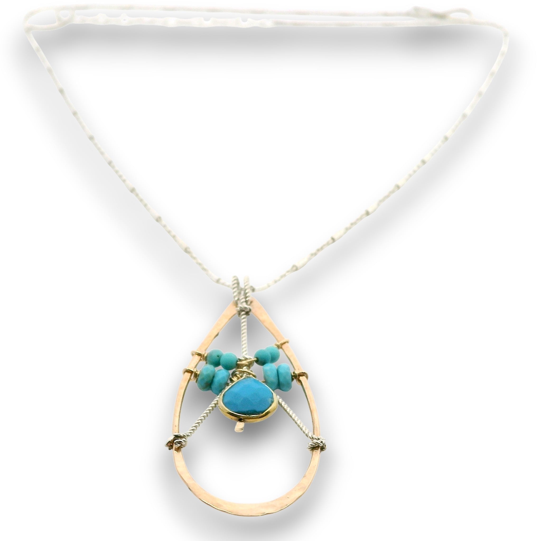 Connectivity Turquoise Necklace 85021N - Art by any Means Jewelryproduct_