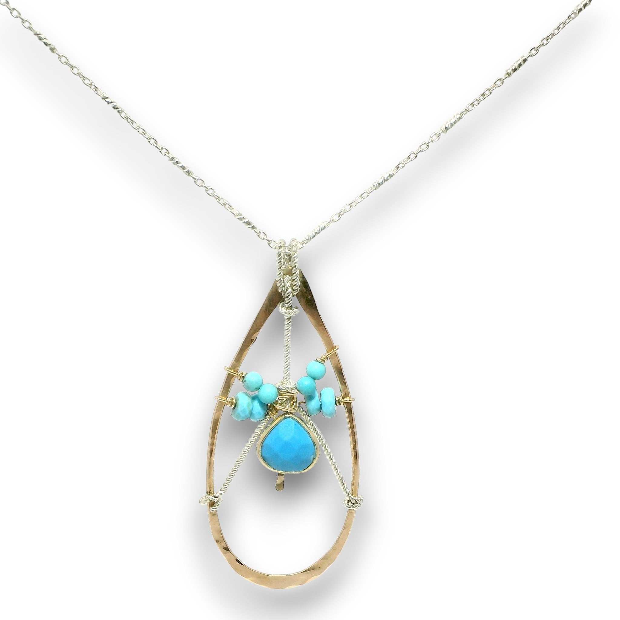 Connectivity Turquoise Necklace 85021N - Art by any Means Jewelryproduct_