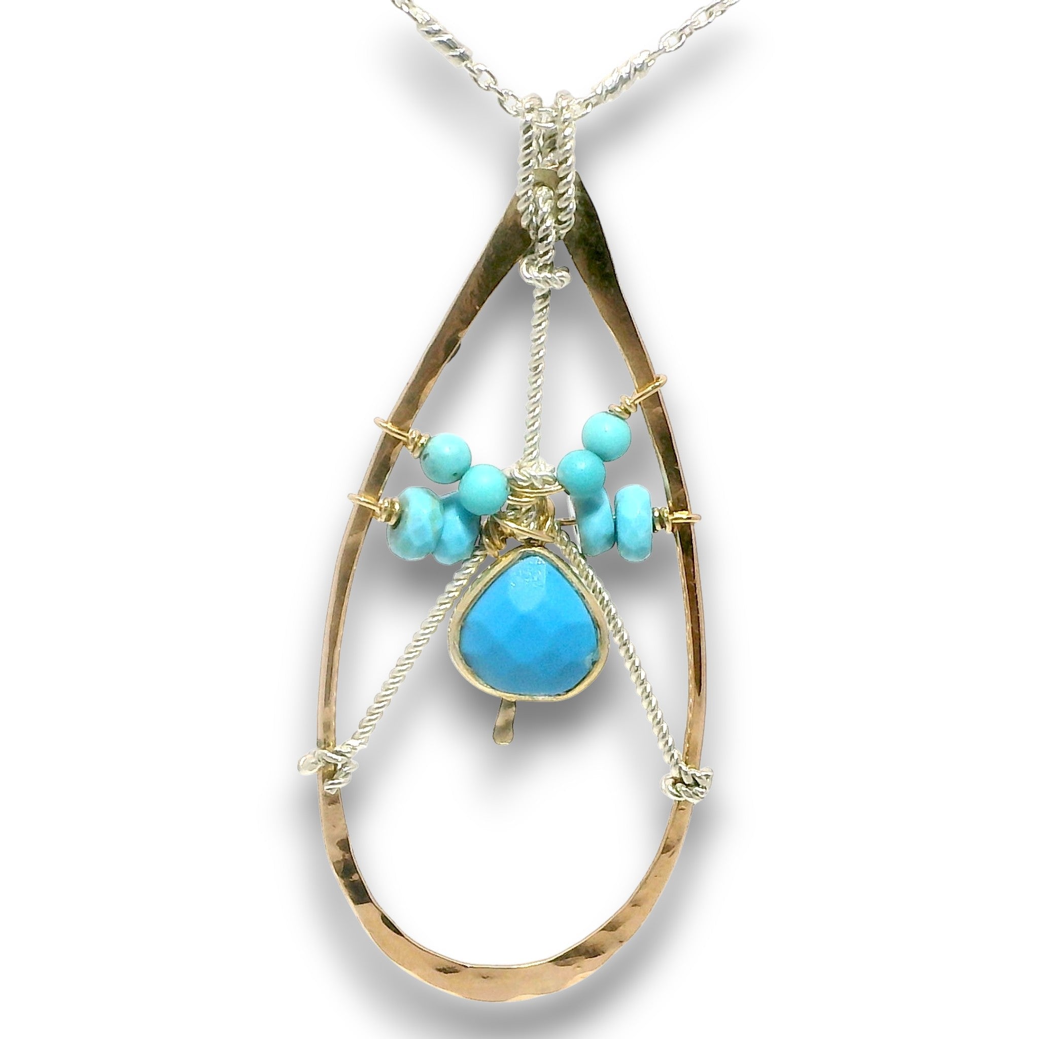 Connectivity Turquoise Necklace 85021N - Art by any Means Jewelryproduct_