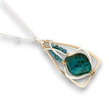 Contemplation Chrysocolla Necklace 85019N - Art by any Means Jewelryproduct_