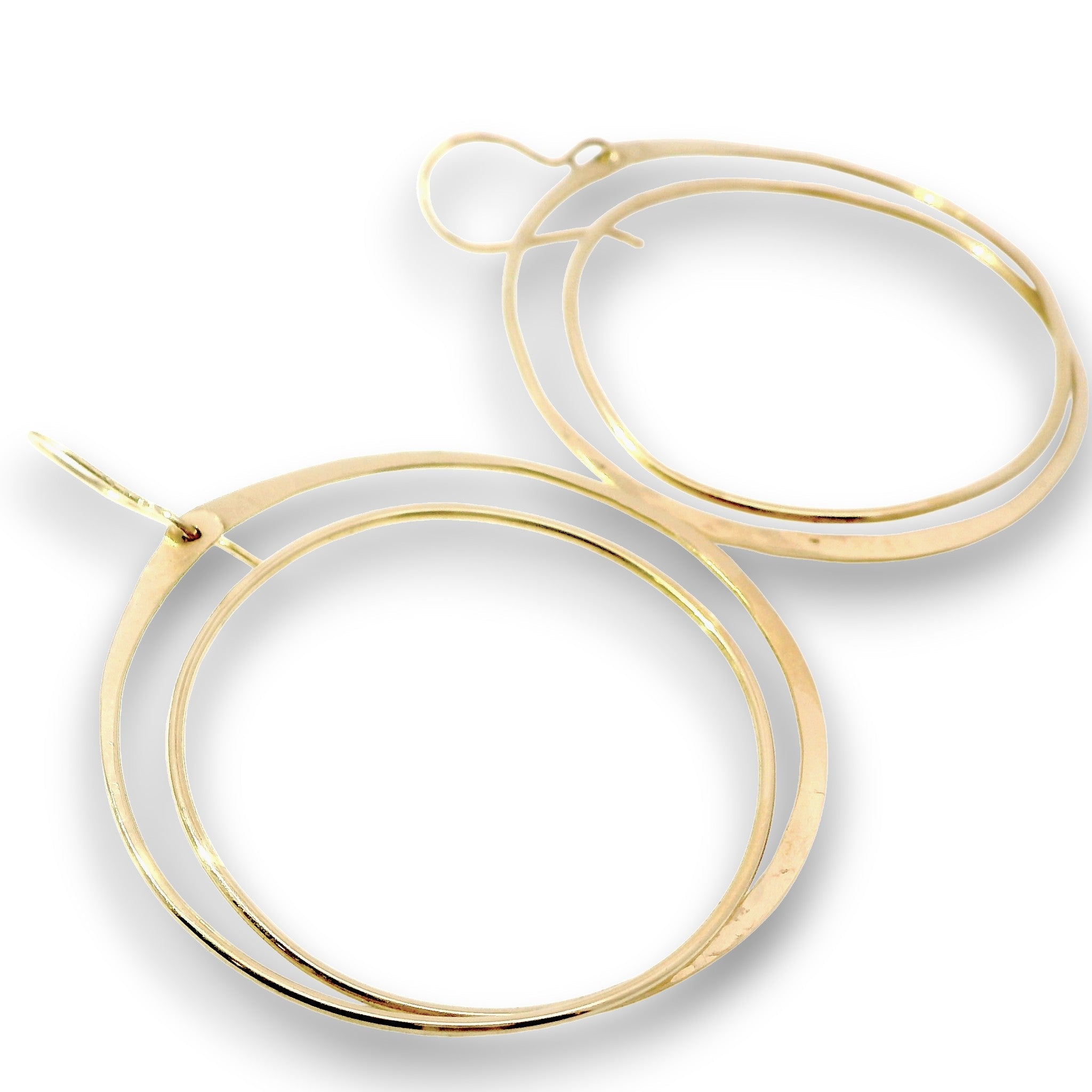 Continuum Brass Hoop Earrings - Art by any Means Jewelryproduct_