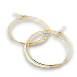 Continuum Brass Hoop Earrings - Art by any Means Jewelryproduct_