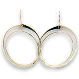 Continuum Brass Hoop Earrings - Art by any Means Jewelryproduct_
