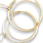 Continuum Brass Hoop Earrings - Art by any Means Jewelryproduct_