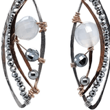 Cool Night Pyrite Earrings E82693 - Art by any Means Jewelryproduct_