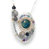 Cosmos Labradorite Moonstone Necklace - Art by any Means Jewelryproduct_