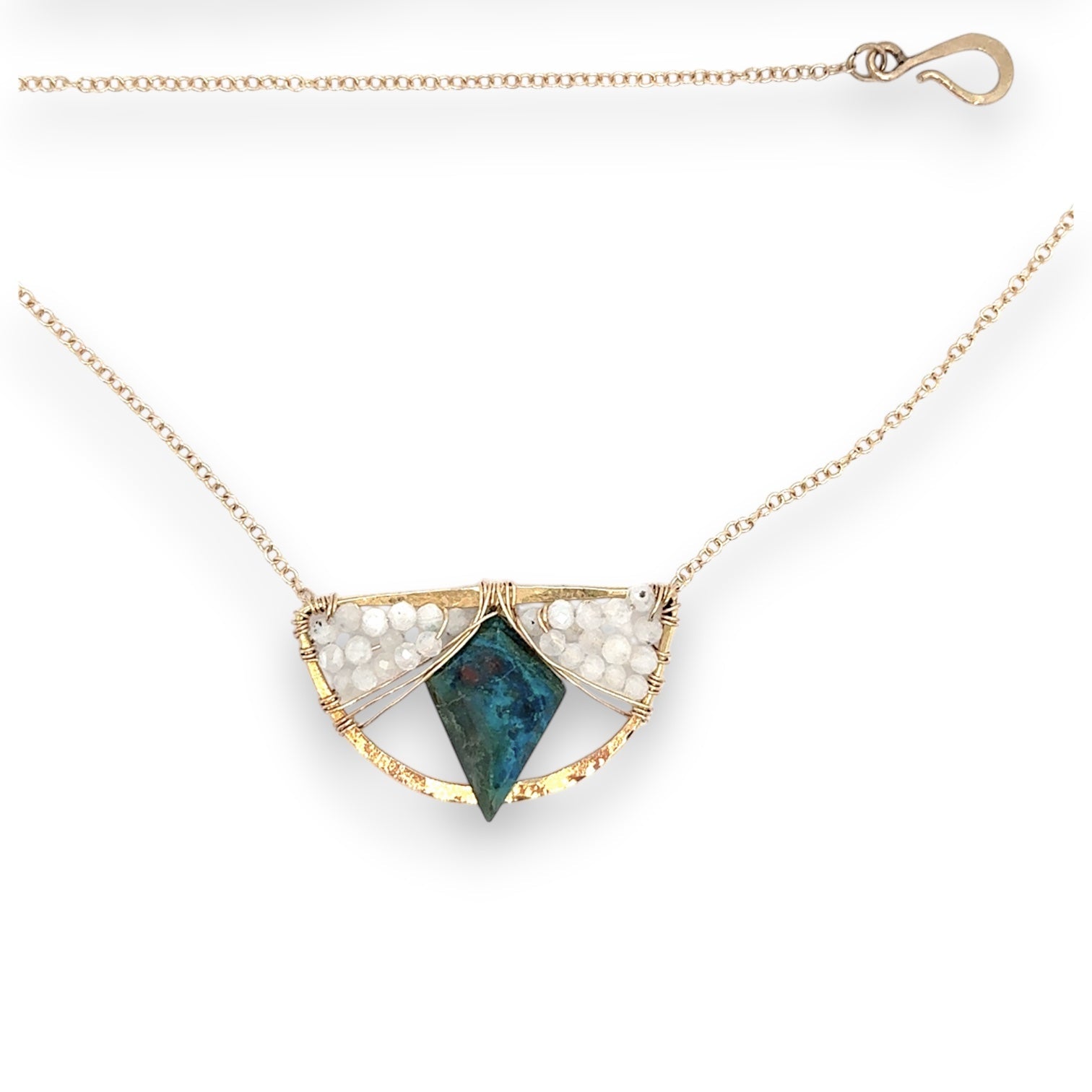 Courage Chrysocolla Necklace 84075N - Art by any Means Jewelryproduct_