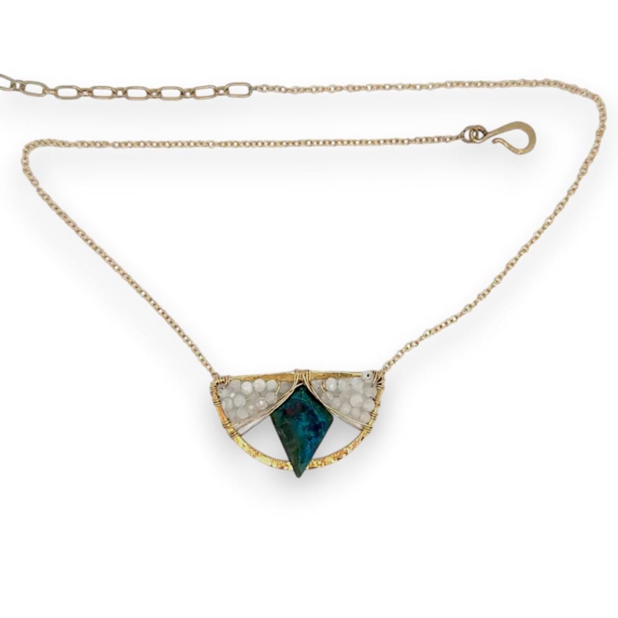Courage Chrysocolla Necklace 84075N - Art by any Means Jewelryproduct_