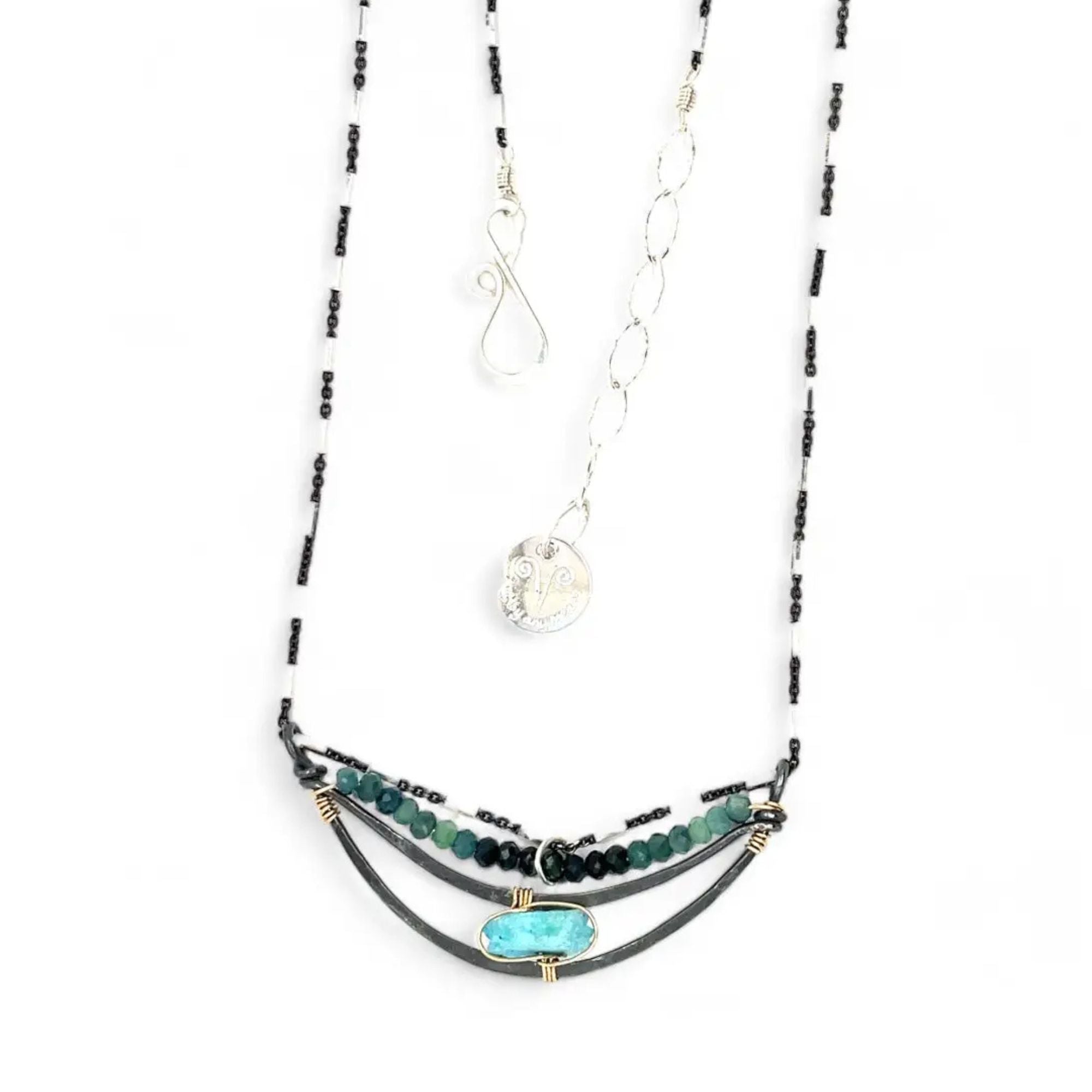Crescent Quartz Necklace 83195N - Art by any Means Jewelryproduct_