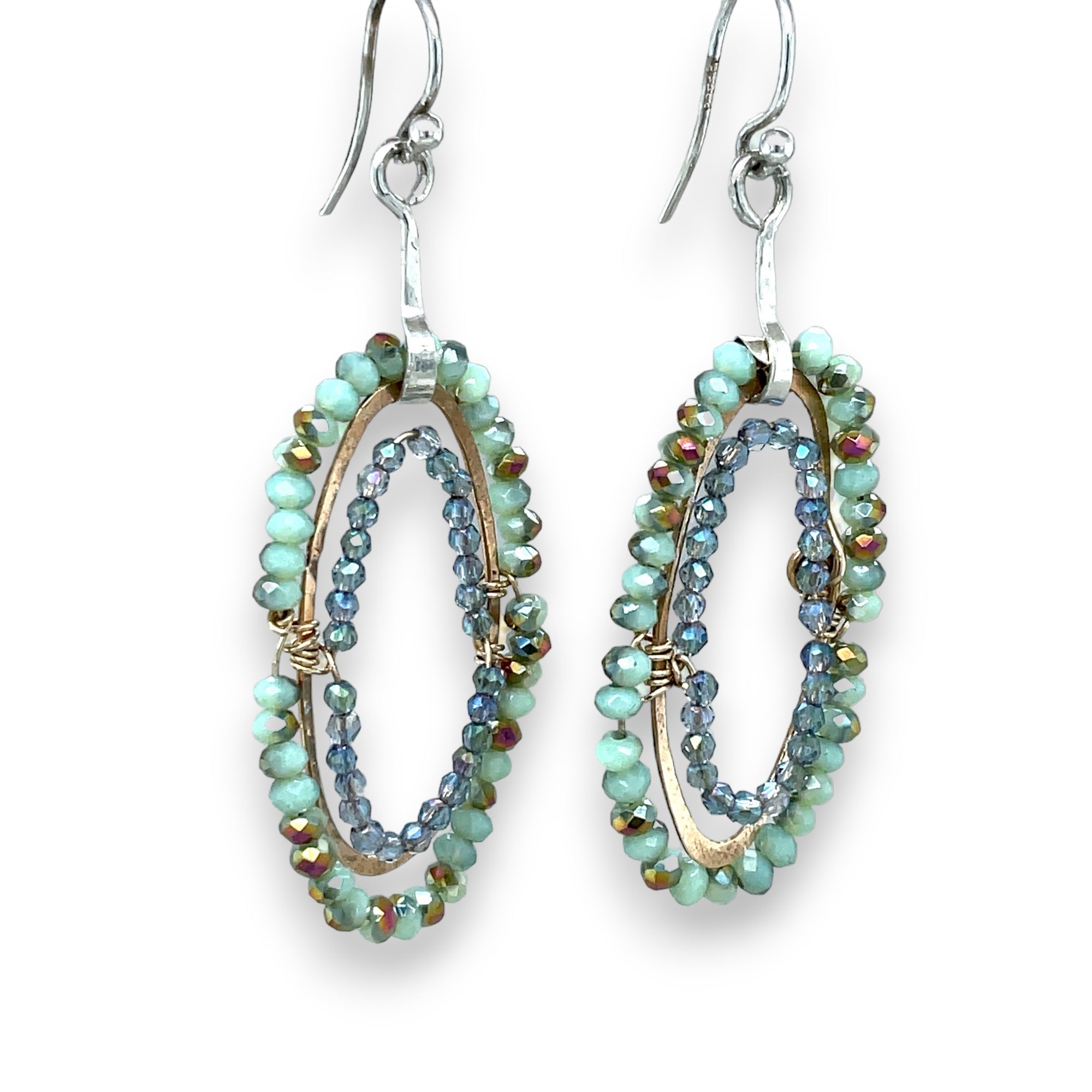 Crystal Hoop Earrings - Art by any Means Jewelryproduct_