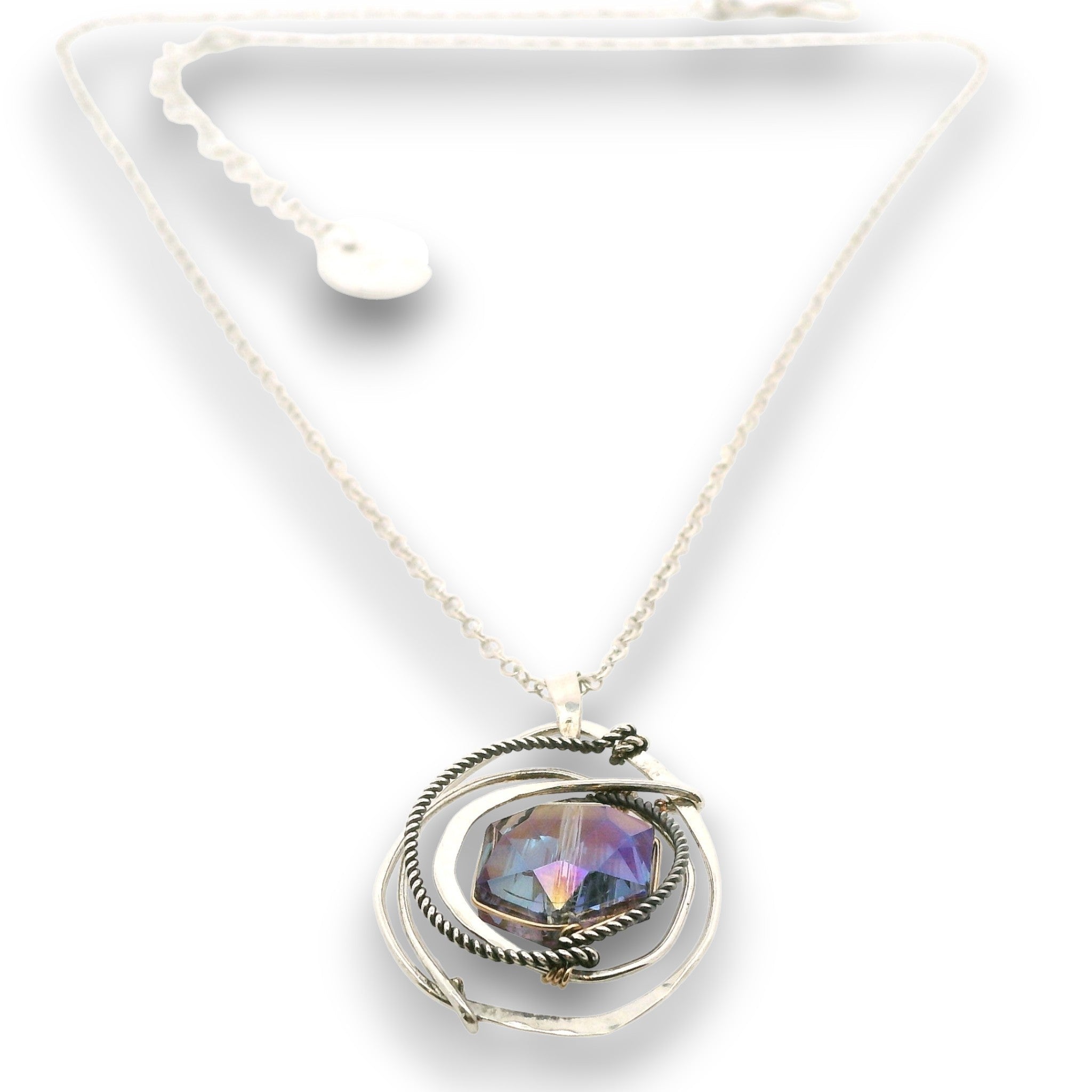 Crystal Orbit Necklace 85066N - Art by any Means Jewelryproduct_